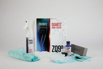 Zirconite ZQ9H Quartz Coating 50ml Kit Including 185ml Panel Prep